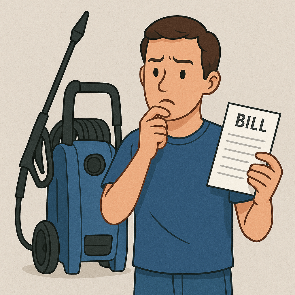 Does Pressure Washing Increase the Water Bill?